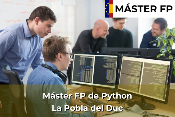 Máster FP de Python en la provincia de Valencia 109 Máster FP de Python en La Pobla del Duc